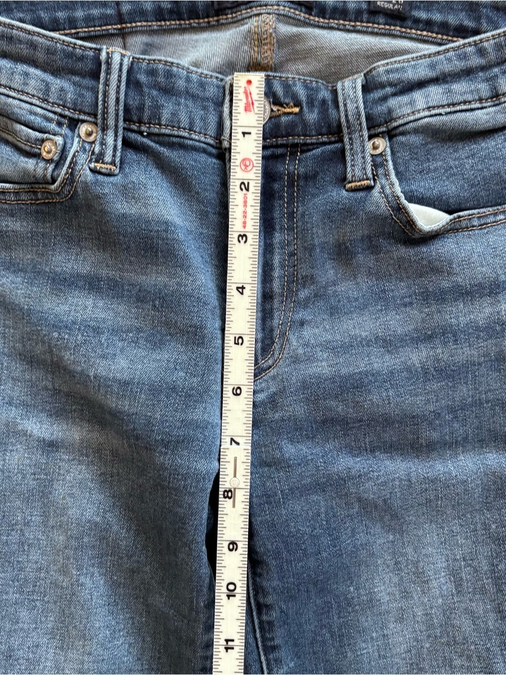 Lucky Brand Women's Straight-Leg Jeans in Dark Blue Wash - Picture 6 of 10